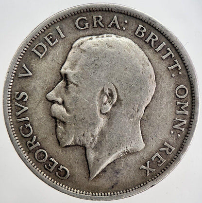 1918 George V Half-Crown Silver Coin | Fine Collectable Grade | a6154
