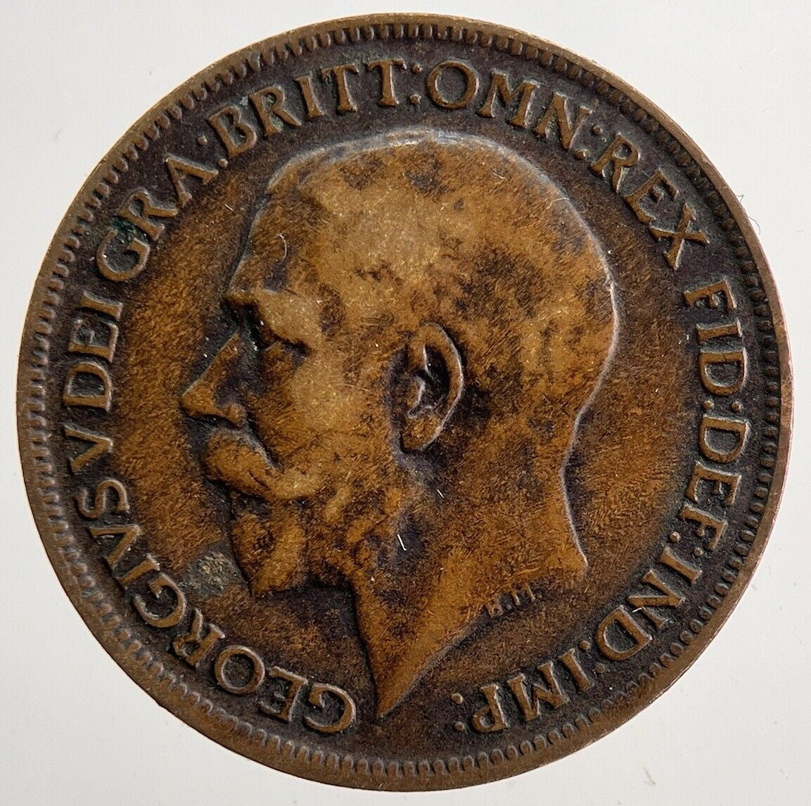 1918 George V Farthing Coin | Fine Collectable Grade | a5835
