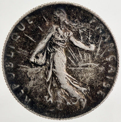 1918 France 50 Centimes Silver Coin | Fine Collectable Grade