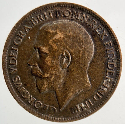 1918 George V Farthing Coin | Fine Collectable Grade