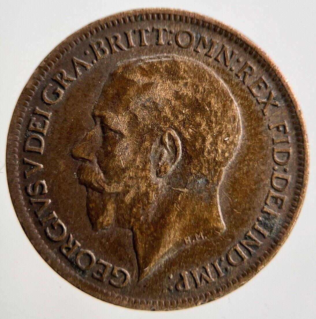 1918 George V Farthing Coin | Fine Collectable Grade