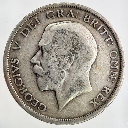 1918 George V Half-Crown Silver Coin | Fine Collectable Grade