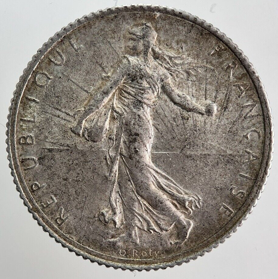 1918 France 1 Franc Silver Coin | Fine Collectable Grade