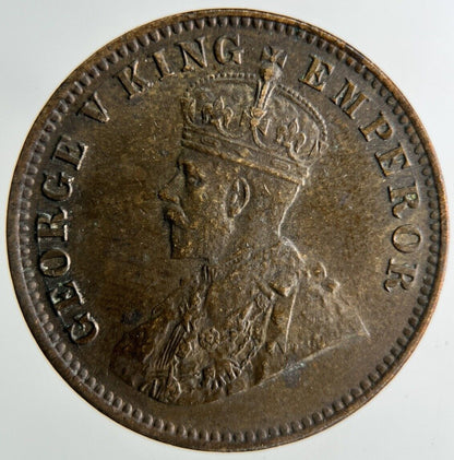 1918 India One Quarter 1/4 Anna Coin Very High Grade