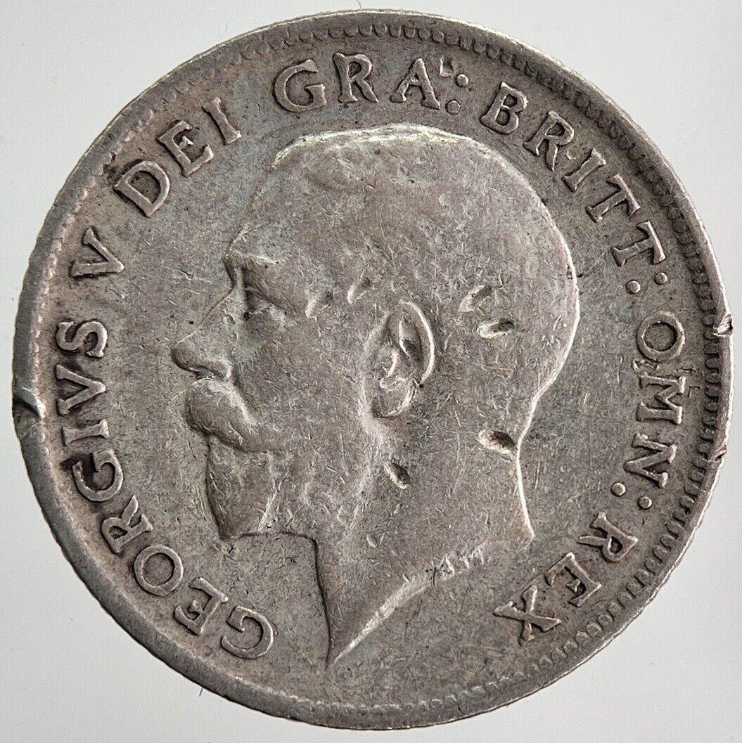 1918 George V Sixpence Silver Coin | Fine Collectable Grade | a6244