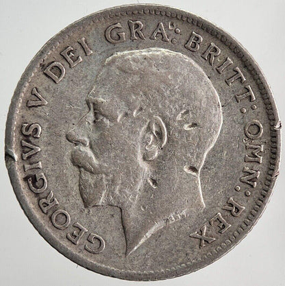 1918 George V Sixpence Silver Coin | Fine Collectable Grade | a6244