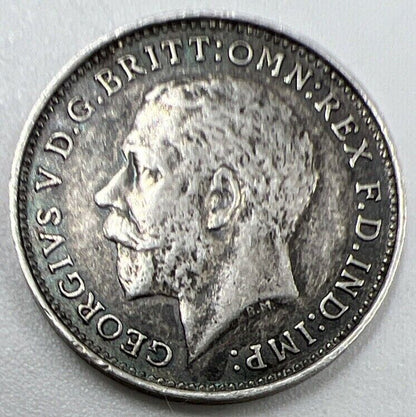 1918 George V Threepence | British Silver Coin | Fine Collectable Grade | a887