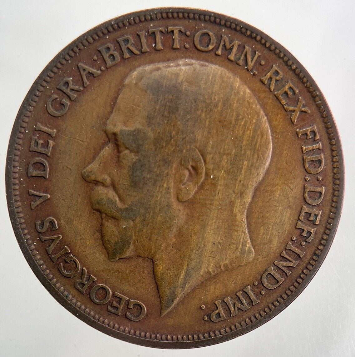 1918 George V One Penny Coin | Collectable Grade