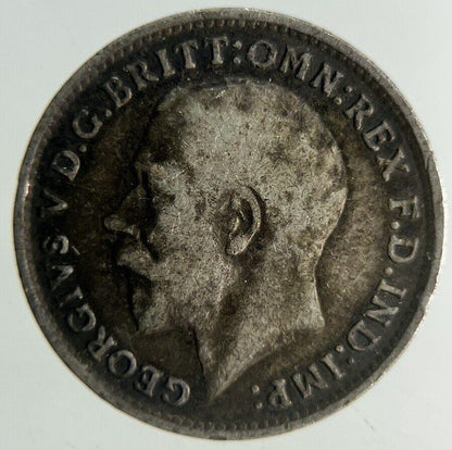 1918 George V Threepence Silver Coin | Fine Collectable Grade