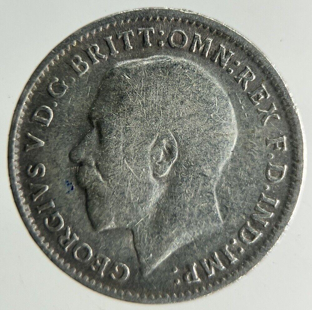 1918 George V Threepence Silver Coin | Fine Collectable Grade