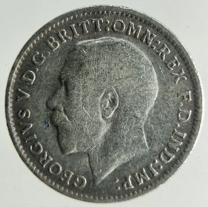 1918 George V Threepence Silver Coin | Fine Collectable Grade