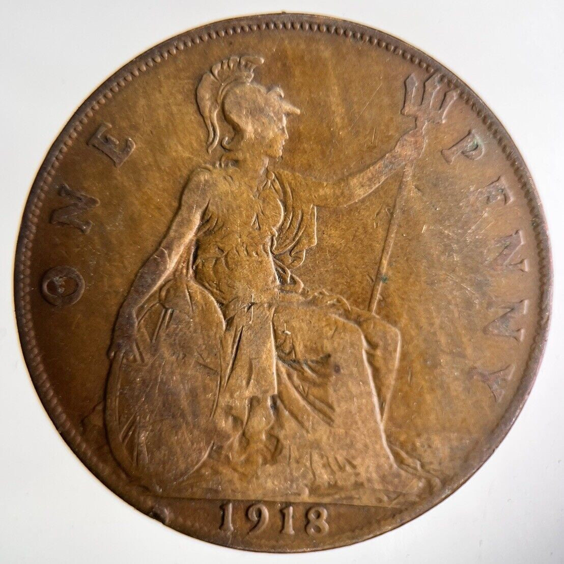 1918 George V One Penny Coin | Collectable Grade