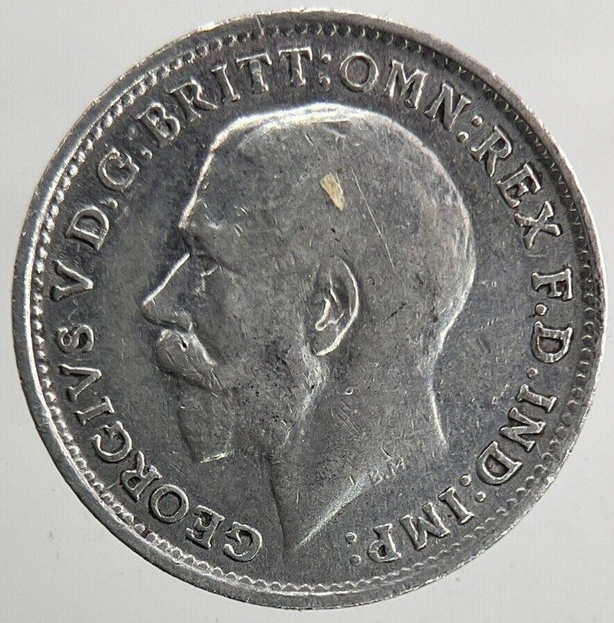 1918 George V Threepence Silver Coin | Fine Collectable Grade
