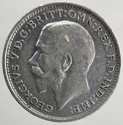 1918 George V Threepence Silver Coin | Fine Collectable Grade