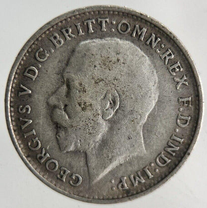 1918 George V Threepence Silver Coin | Fine Collectable Grade