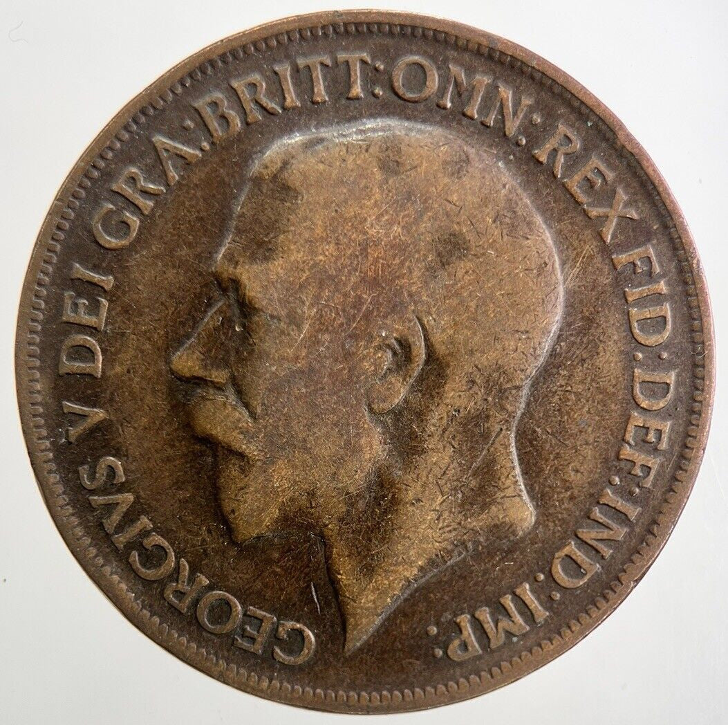 1918 George V One Penny Coin | Collectable Grade
