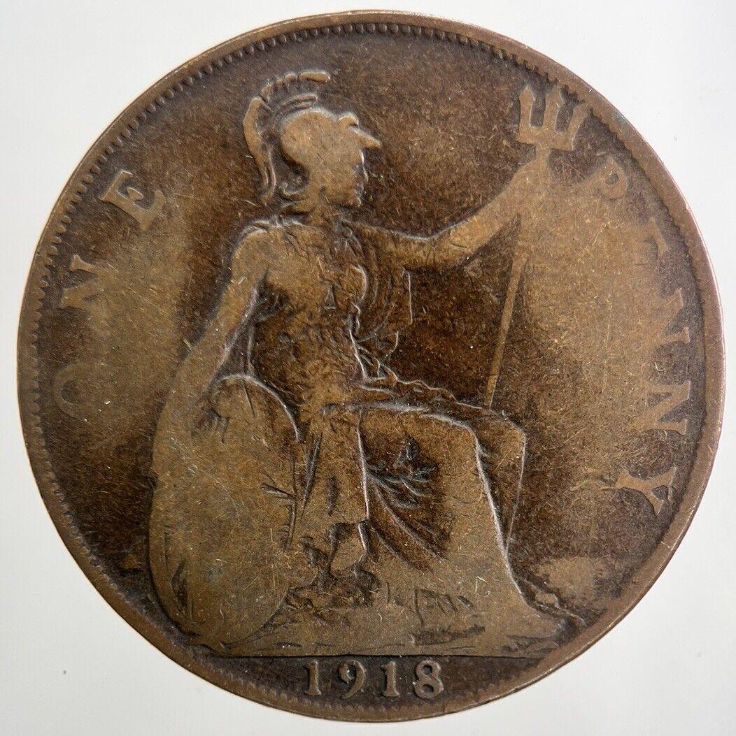 1918 George V One Penny Coin | Collectable Grade