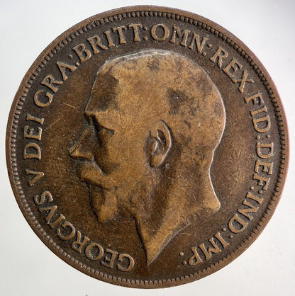 1918 George V One Penny Coin | Collectable Grade