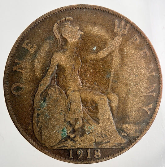 1918 George V One Penny Coin | Collectable Grade