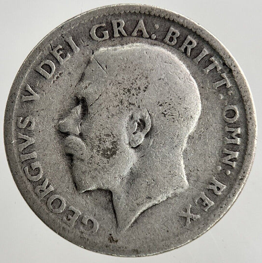 1918 George V Sixpence Silver Coin | Fair Grade