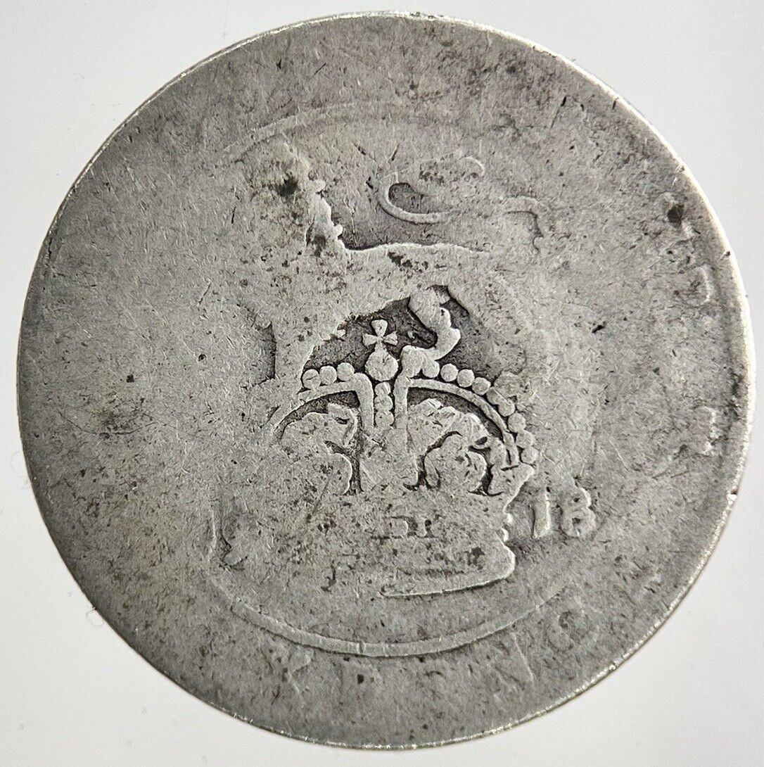 1918 George V Sixpence Silver Coin | Fair Grade