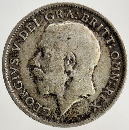 1918 George V Sixpence Silver Coin | Fine Collectable Grade