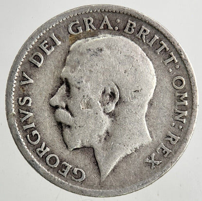 1918 George V Sixpence Silver Coin | Fair Grade