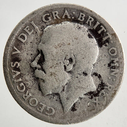 1918 George V Sixpence Silver Coin | Fair Grade