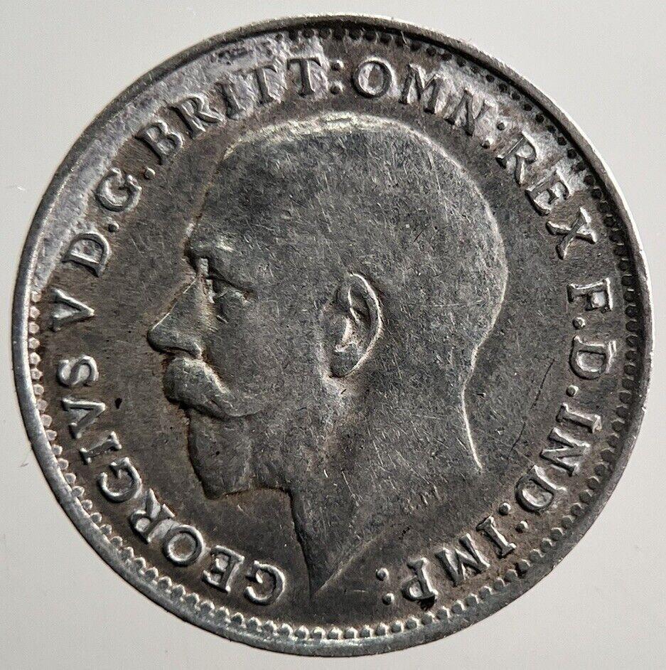 1918 George V Threepence Silver Coin | Very High Grade | a3590
