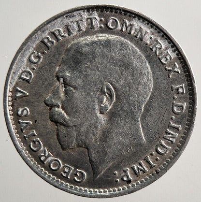 1918 George V Threepence Silver Coin | Very High Grade | a3590