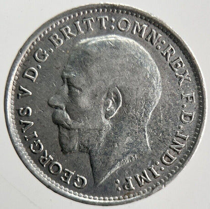 1918 George V Threepence Silver Coin | Very High Grade | a4629