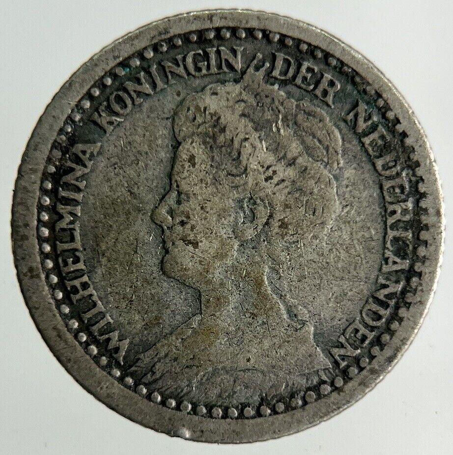 1918 Netherlands 10 Cents Silver Coin | Collectable Grade
