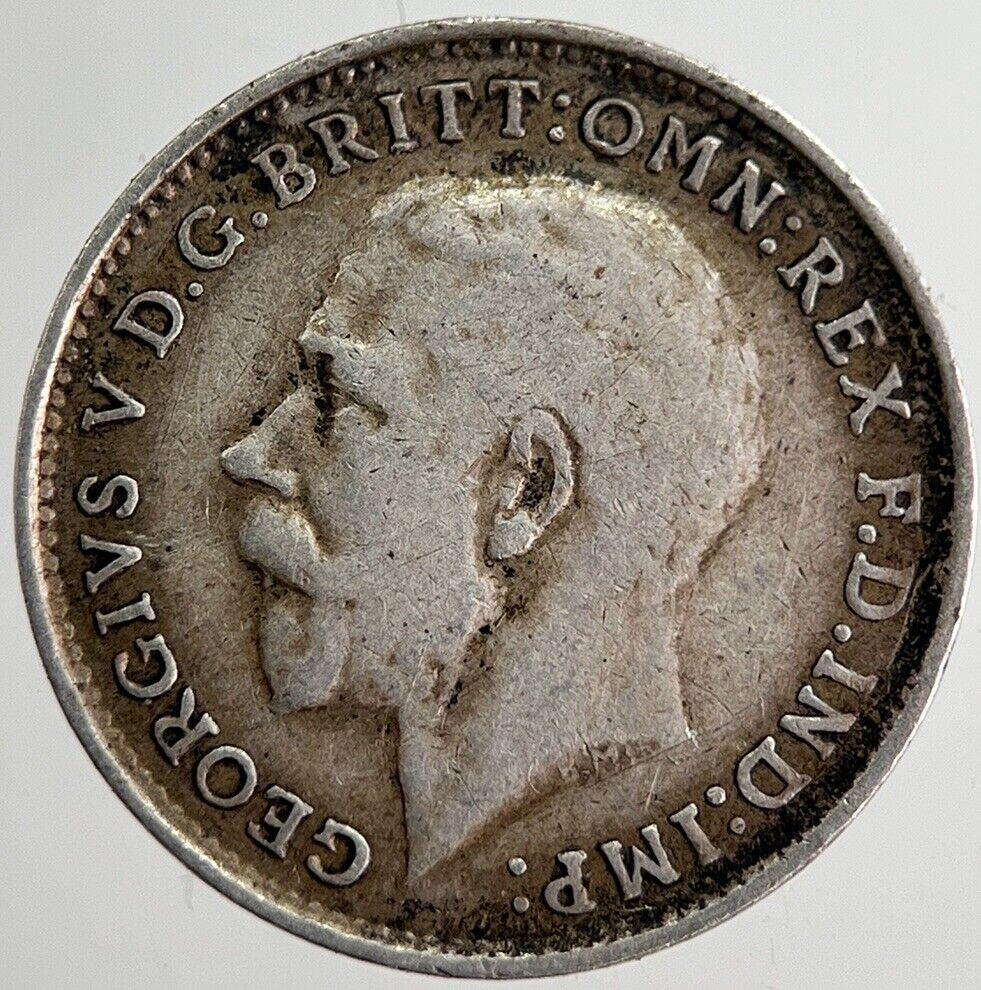 1918 George V Threepence Silver Coin | Very High Grade | a8581