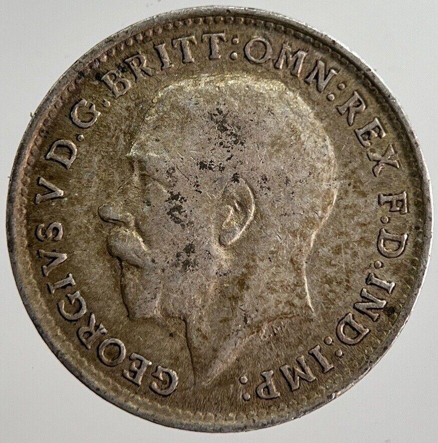 1918 George V Threepence Silver Coin | Very High Grade | a8579