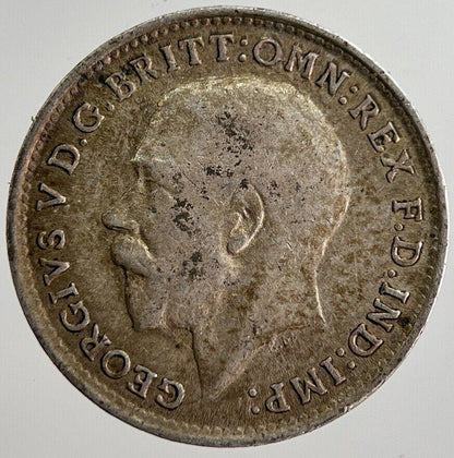 1918 George V Threepence Silver Coin | Very High Grade | a8579
