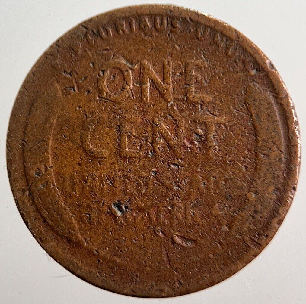 1918 Lincoln US USA One Cent Coin | Worn Grade | a324