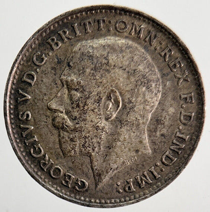 1918 George V Threepence Silver Coin | Fine Collectable Grade | a6292