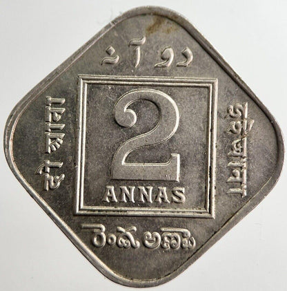 1918 India 2 Two Annas Coin| Very High Grade | a8279