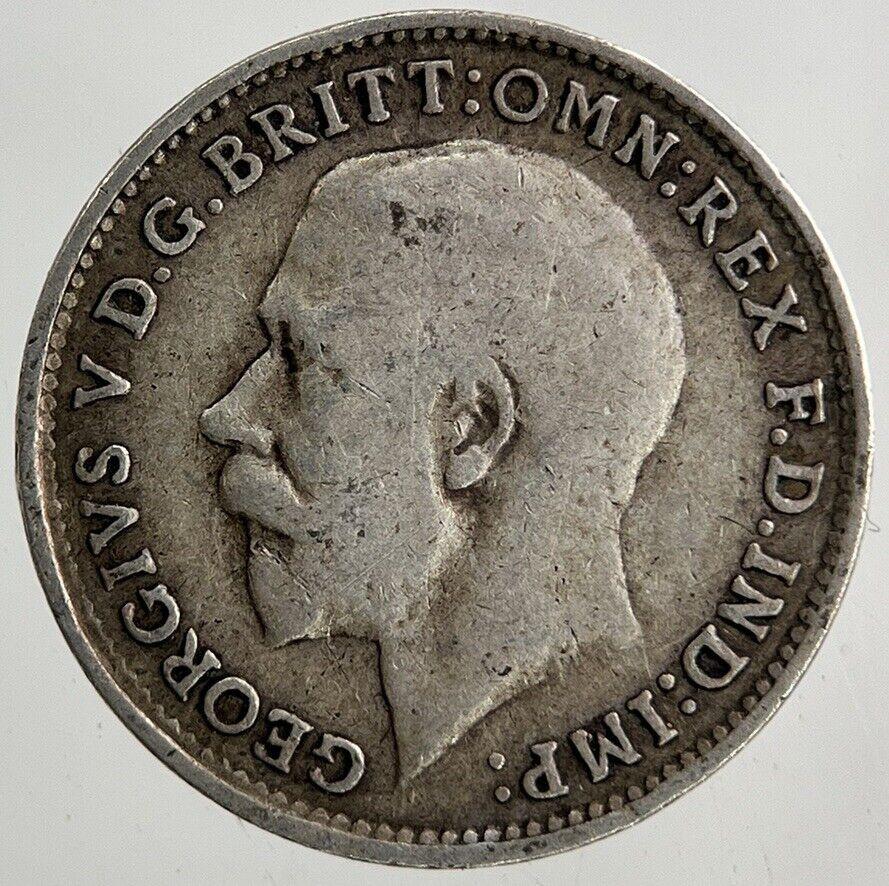 1918 George V Threepence Silver Coin | Fine Collectable Grade