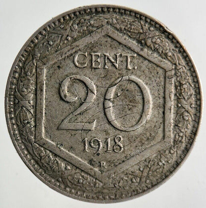 1918 Italy 20 Centesimi Coin | Fine Collectable Grade