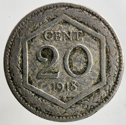 1918 Italy 20 Centesimi Coin | Collectable Grade