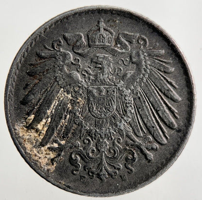 1918 Germany 5 Pfennig Coin | Fine Collectable Grade