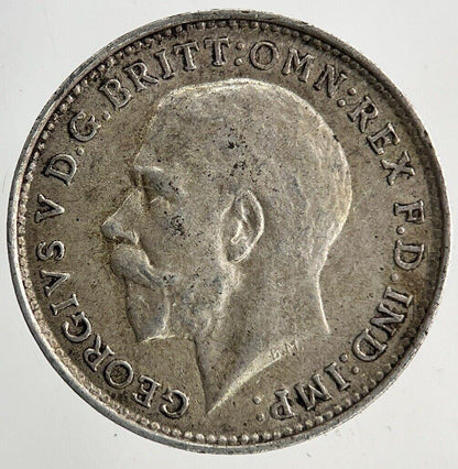 1918 George V Threepence Silver Coin | Very High Grade