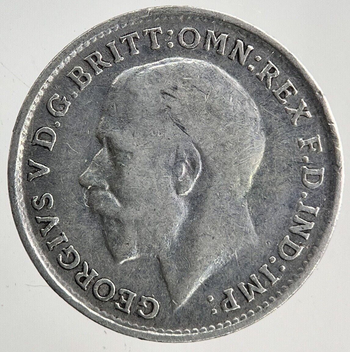 1918 George V Threepence Silver Coin | Fine Collectable Grade