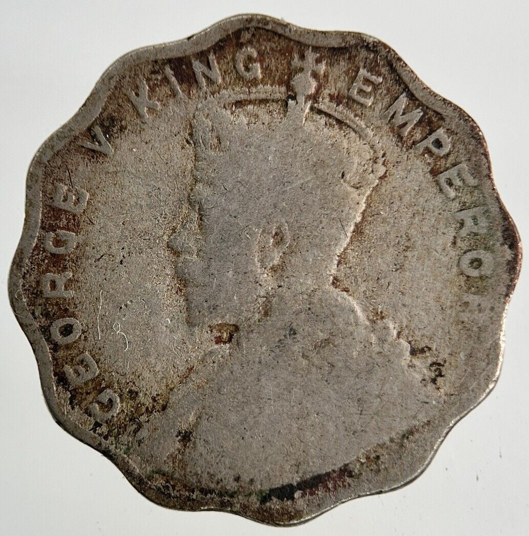 1918 India 1 Anna Coin | Fair Grade