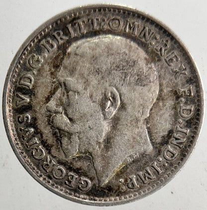 1918 George V Threepence Silver Coin | Very High Grade | a5482