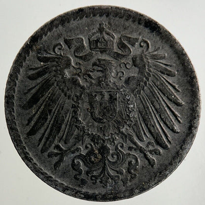 1918 Germany 5 Pfennig Coin | Fine Collectable Grade