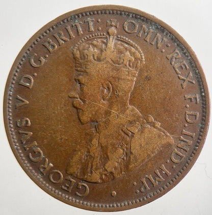 1919 Australia One Half Penny Coin | Fine Collectable Grade | a7746