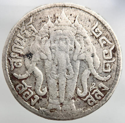 1919 2 Salung 1/2 Baht Rama VI Silver Coin | Collectable Grade | a1595