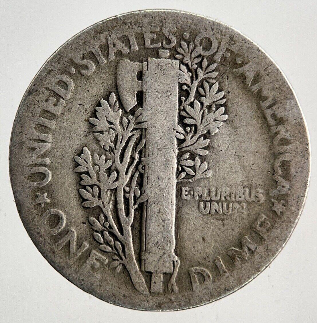 1918 US USA Mercury One Dime Silver Coin | Collectable Grade